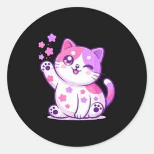 Adesivo Decorações de aniversário de pelúcia macia Meemeow