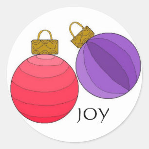 Adesivo Decorações de Natal Alegres