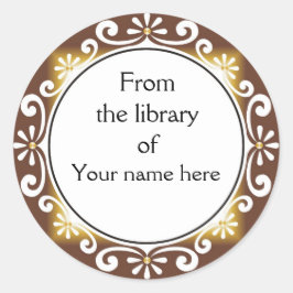 Adesivo Decorativo Da Biblioteca De Livros