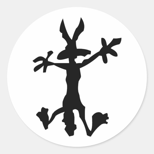 Adesivo Decorre o seu caminhão com este contorno de coiote (Frente)