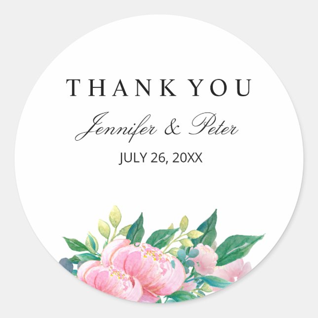 ADESIVO DECOUPAÇÃO FLORAL DE COR DE ÁGUA CUTA OBRIGADA (Frente)