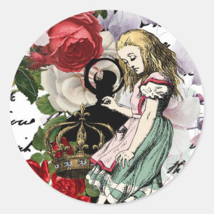 Adesivo Decoupage Vintage Alice no País das Maravilhas