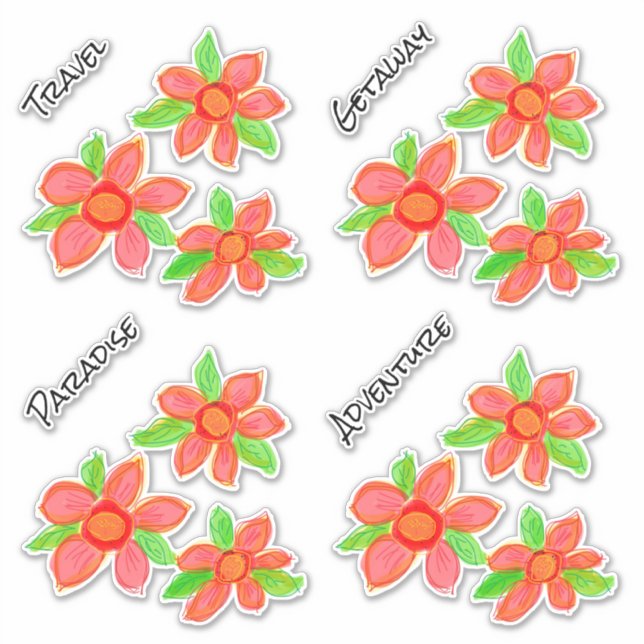 Adesivo Decretos de bagagem (Frente)