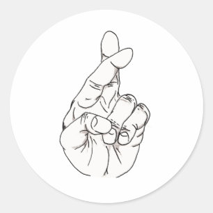 Adesivo Dedos Cruzados