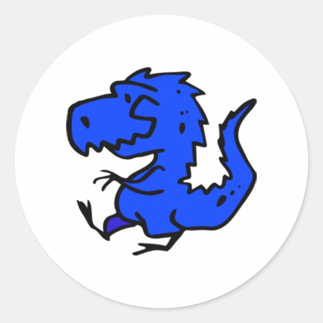 ADESIVO DEDOS DE DINOSSAUR AZUIS (Frente)