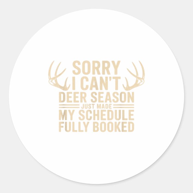 Adesivo Deer Hunting Quote Hunter Whitetail Buck Deer Seas (Frente)