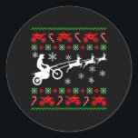 Adesivo Deer Ugly Christmas Biker Motocross Gif<br><div class="desc">Este design gráfico "Deer Ugly Christmas Biker Motorcycle Motocross Gift" é um presente perfeito para homens,  mulheres,  crianças e para todos os motocross Fans ou motociclistas que andam por aí! Também é um presente ideal no Natal ou Aniversários,  e em qualquer ocasião de doação!</div>