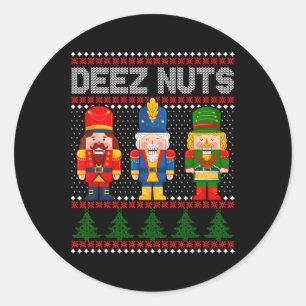 Adesivo Deez Loucos Nutcracker Divertir-se Feio Natal