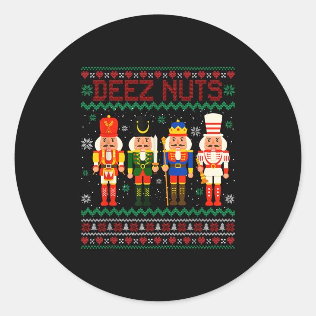 Adesivo Deez Loucos Nutcracker Nutriciona Camisa Engraçada (Frente)