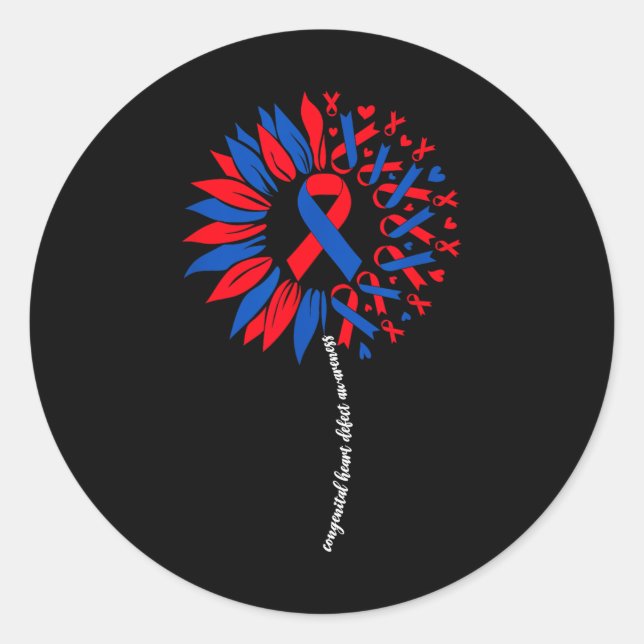 Adesivo Defeito Cardíaco Congênito Da Dc Mês De Consciênci (Frente)