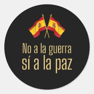 Adesivo Defenda a Paz Espanha