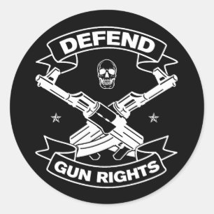 Adesivo Defender Direitos De Arma Defende Segunda Emenda