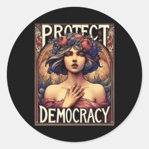 Adesivo Defender O Ativismo Político E Feminista Da Democr