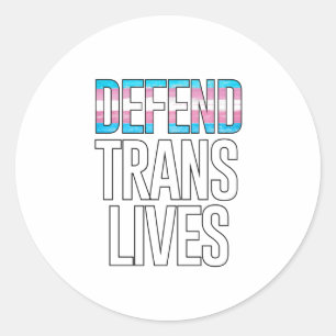 Adesivo Defender Vidas Trans