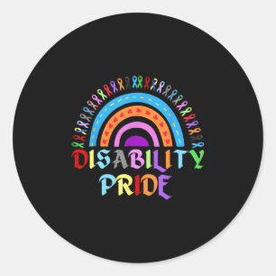 Adesivo Deficiência Orgulho Mês de Consciência do Orgulho