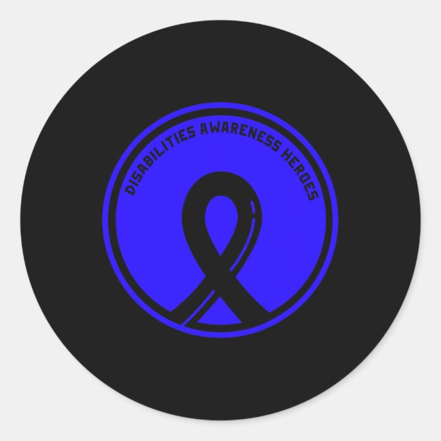 Adesivo Deficiências Vejo As Possibilidades Profissionais (Frente)