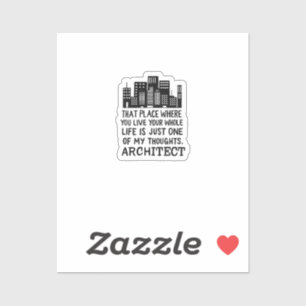 Adesivo Definição de Arquiteto