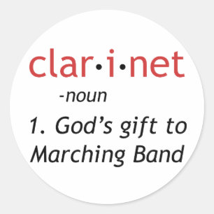 Adesivo Definição de Clarinet