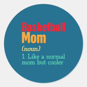 Adesivo Definição de Mãe de Basquete Srts Mamãe Mãe S Da