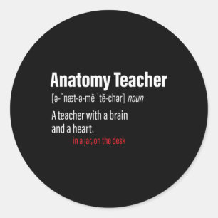 Adesivo Definição de Professor de Anatomia Professores de