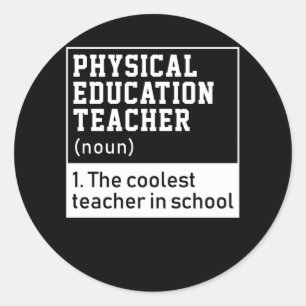 Adesivo Definição de Professores de Educação Física P