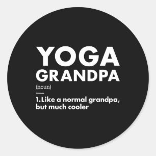 Adesivo Definição de Yoga Avô Iogue