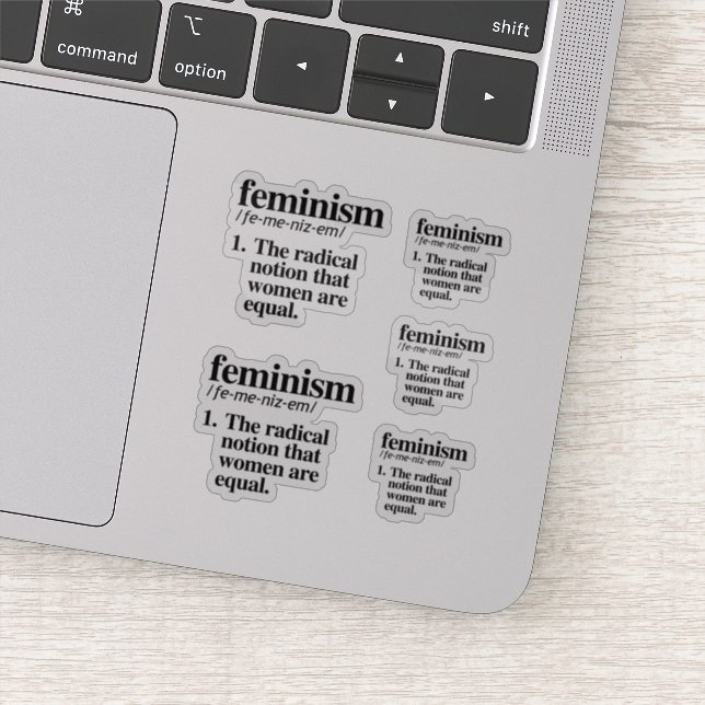 Adesivo Definição do feminismo (Detalhe)