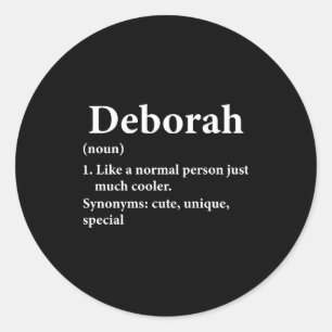 Adesivo Definição do Nome Deborah Engraçado D