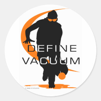 Adesivo Definir softball de preenchimento laranja de vácuo