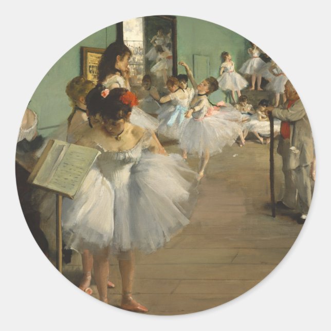 Adesivo Degas Dance Class Balés Dancers Ballerina Art (Frente)