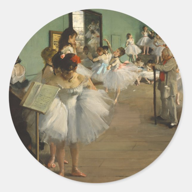 Adesivo Degas Dance Class Ballet Dancers Ballerina Art (Frente)