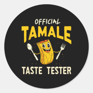 Adesivo Degustador de Tamale Engraçado Comida Mexicana Tam