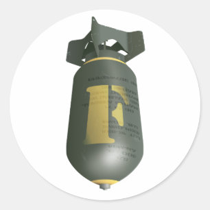 Adesivo Deixando cair a bomba de F