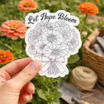 Deixe a Esperança Florescer Buquê de Zínia Floral