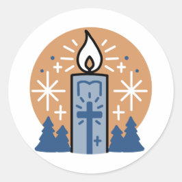 Adesivo Deixe a fé brilhar