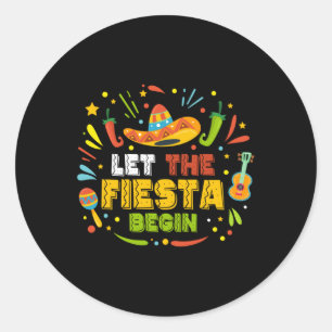 Adesivo Deixe A Fiesta Começar Cinco Mexicanos De Mayo Par