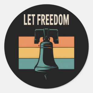 Adesivo Deixe a liberdade tocar Sunset Bell