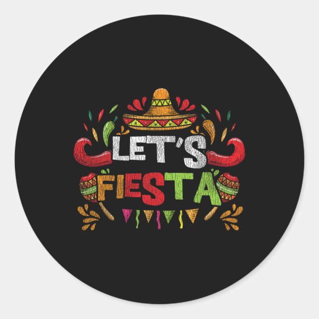 Adesivo Deixe Fiesta Cinco De Mayo (Frente)