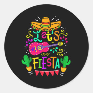Adesivo Deixe Fiesta Cinco De Mayo Partido Mexicano Guitar