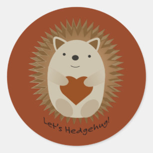 Adesivo Deixe Hedgehug Hegehog