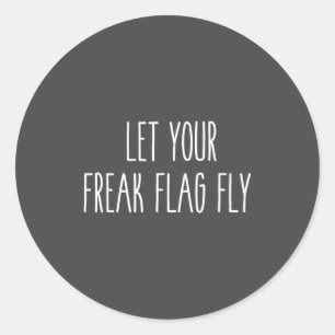 Adesivo Deixe o Humor da Bandeira Freak Voar