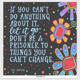 Adesivo "Deixe-o ir!"