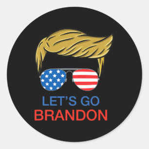 Adesivo Deixe o nº 39;s ir Brandon cantar Engraçado Biden 