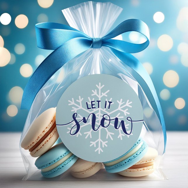 Adesivo Deixe-o nevar (Criador carregado)