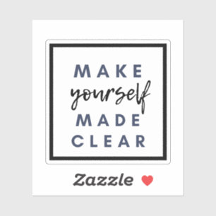 Adesivo Deixe-se claro