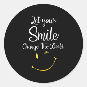 Adesivo Deixe Seu Sorriso Mudar O Moti Inspiracional Mundi