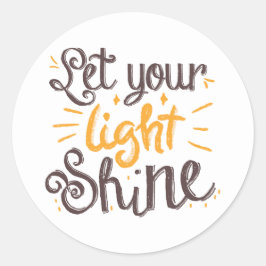 Adesivo Deixe Sua Luz Brilhar