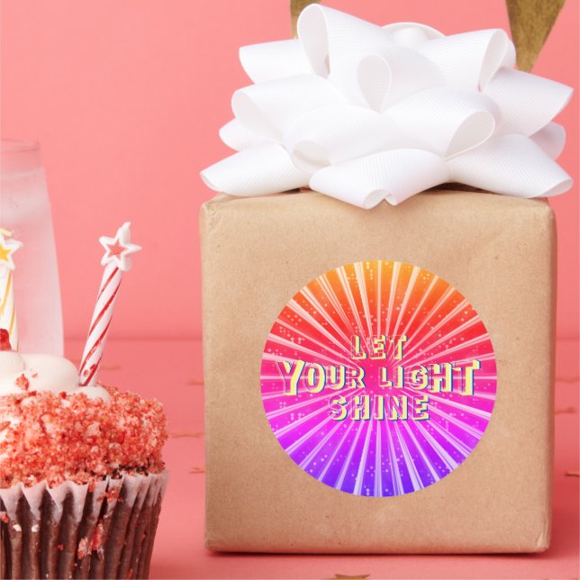 Adesivo Deixe Sua Luz Brilhar (Festa)