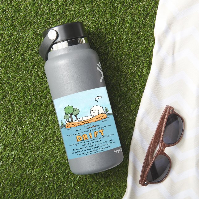 Adesivo Deixe sua mente flutuar (HydroFlask Insitu)