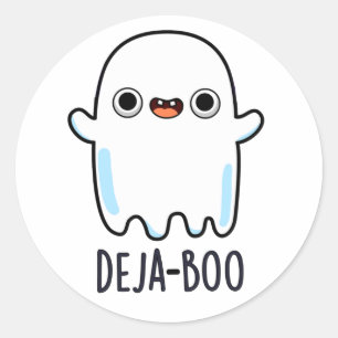 Adesivo Deja Boo Funny Ghost Pun